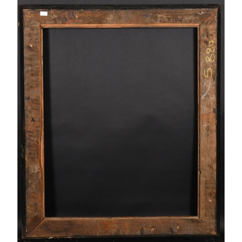 311 - 19th Century European School. A Black and Painted Composition Frame, rebate 41.5