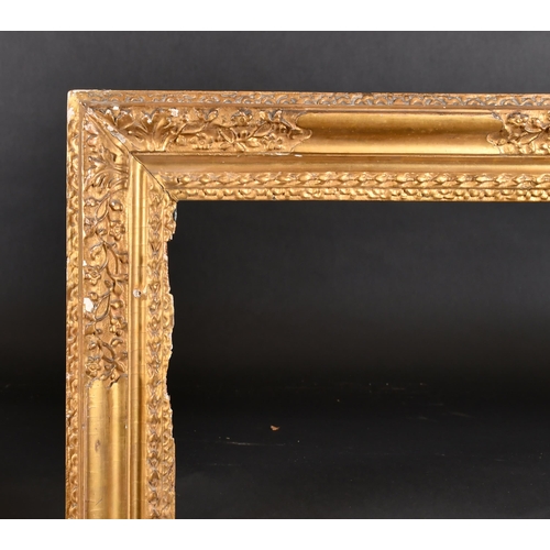 315 - Late 18th Century English School. A Carved Giltwood Frame, rebate 39.5