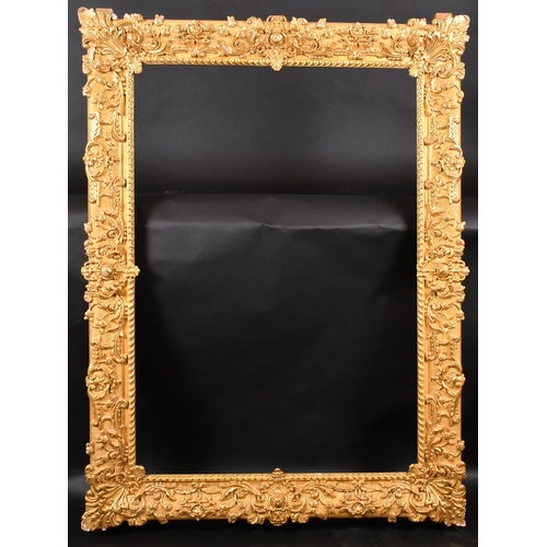 316 - 20th Century Italian School. A Vatican Carved Giltwood Frame, rebate 39.5