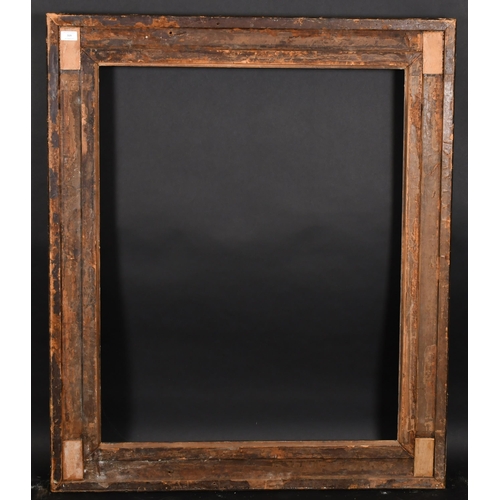 319 - 19th Century European School. A Painted Composition Frame, with swept corners, rebate 37