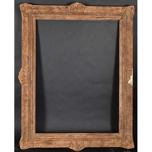 334 - 20th Century French School. A Gilt Composition Frame, with swept centres and corners, rebate 31.75