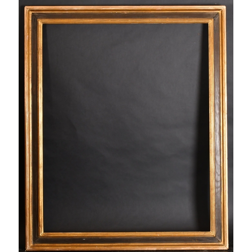 336 - 20th Century European School. A Black and Gilt Composition Frame, rebate 31