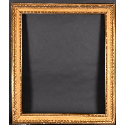 341 - Late 18th Century Italian School. A Carved Giltwood Frame, rebate 30