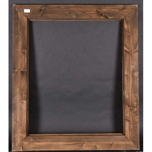 344 - 20th-21st Century English School. A Black Painted Frame, with gold inner and outer edges, rebate 30