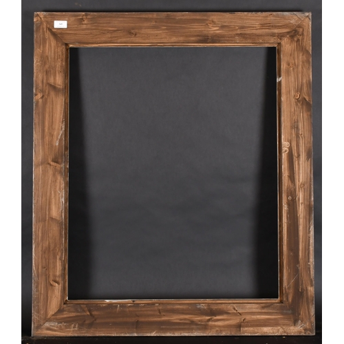 345 - 20th-21st Century English School. A Black Painted Frame, with silver inner and outer edges, rebate 3... 