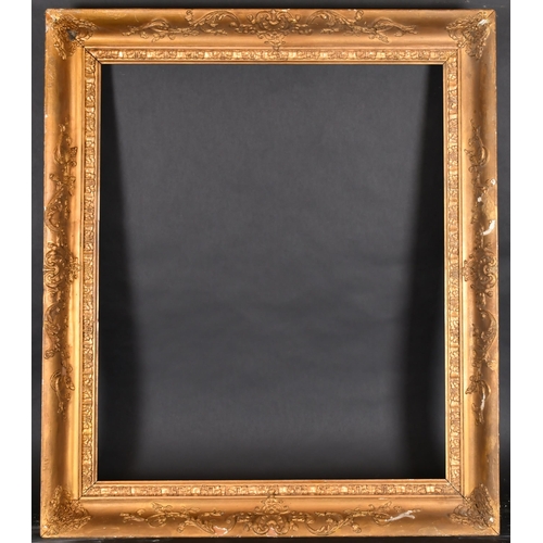 346 - 19th Century English School. A Gilt Composition Frame, rebate 30