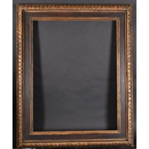 348 - 20th Century Italian School. A Black and Gilt Painted Frame, rebate 30