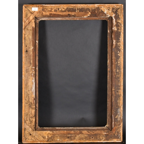 350 - 19th Century French School. A Gilt Composition Frame with swept centres and corners, rebate 29.5