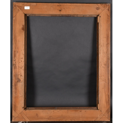 355 - 20th Century European School. A Black and Gilt Painted Frame, rebate 28.25