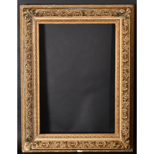 361 - 19th Century English School. A Gilt and Painted Composition Frame, rebate 26.5