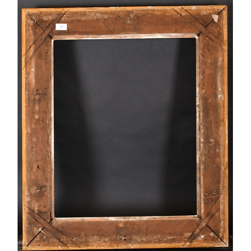 368 - 19th Century French School. A Gilt Composition Frame, with swept corners, rebate 24.5