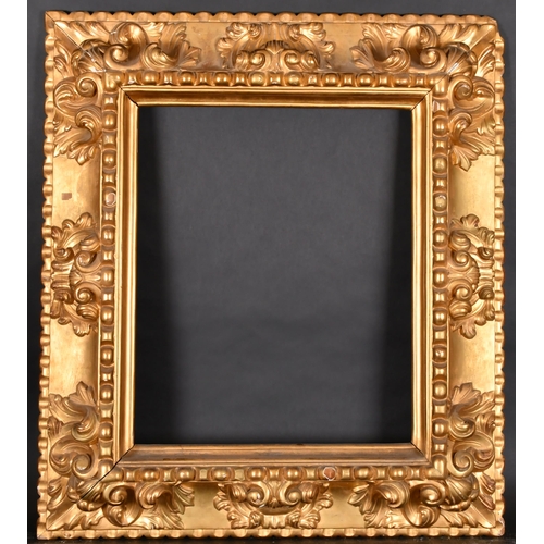 373 - 19th Century Spanish School. A Fine Carved Giltwood Frame, rebate 24