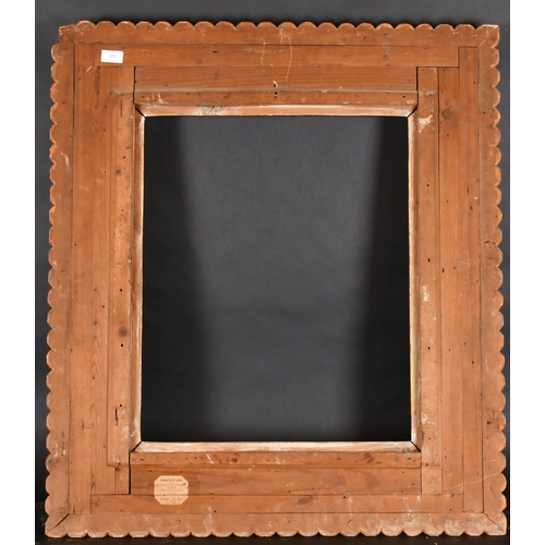 373 - 19th Century Spanish School. A Fine Carved Giltwood Frame, rebate 24