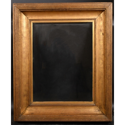 375 - 19th Century English School. A Hollow Ribbed Wooden Frame, rebate 24