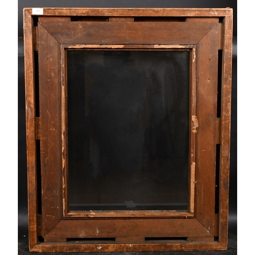 375 - 19th Century English School. A Hollow Ribbed Wooden Frame, rebate 24