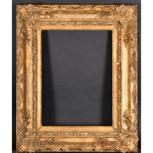 376 - 19th Century English School. A Gilt Composition Frame, with swept corners, rebate 24