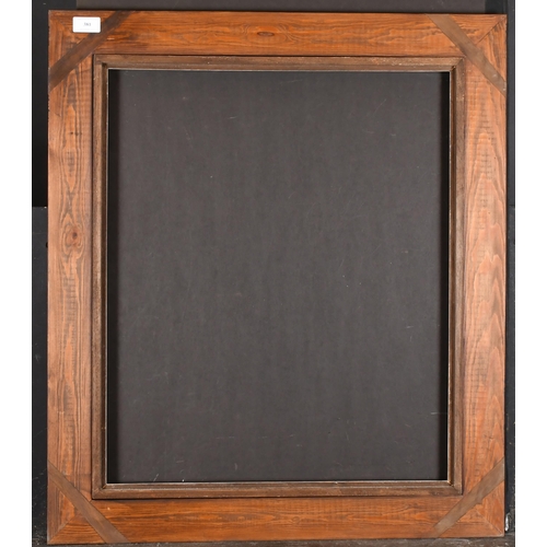 381 - 20th Century English School. A Black Rippled Frame, with a white slip, rebate 23.75