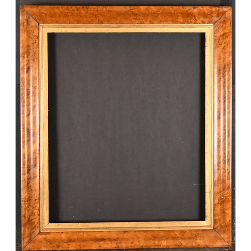 387 - 19th Century English School. A Fine Bird's Eye Maple Frame, with a gilt slip, rebate 22.5