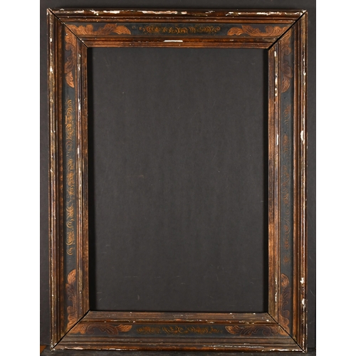 393 - 20th Century English School. A Gilt and Painted Frame, rebate 22