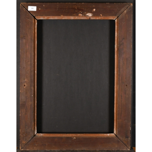 393 - 20th Century English School. A Gilt and Painted Frame, rebate 22