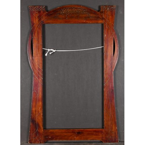 395 - 20th Century English School. An Art Nouveau Frame, rebate 21.75