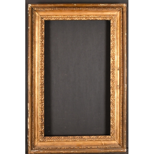 397 - 18th Century English School. A Carved Giltwood Frame, rebate 21.5