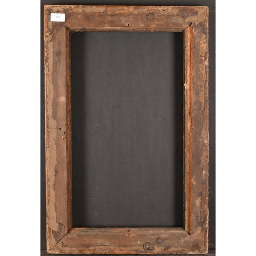 397 - 18th Century English School. A Carved Giltwood Frame, rebate 21.5