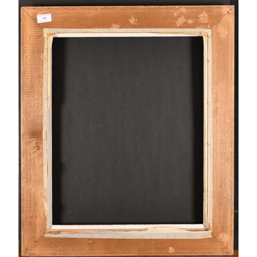 399 - 20th Century English School. A Gilt and Painted Frame, rebate 21