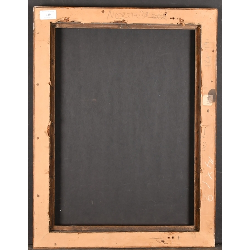 410 - 19th Century French School. A Carved Giltwood Frame, rebate 19.5