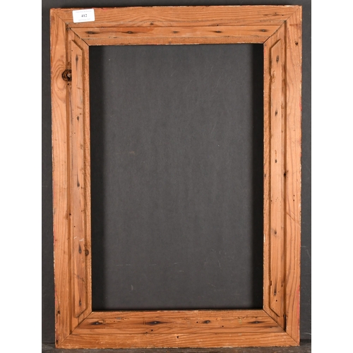 412 - 19th Century European School. A Painted Composition Frame, rebate 19.5