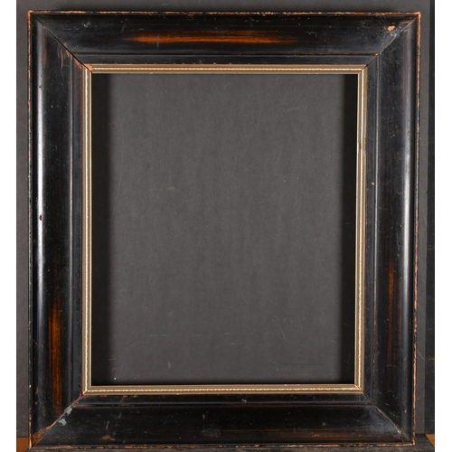 422 - 20th Century European School. A Darkwood Frame, with a gilt slip, rebate 17.5