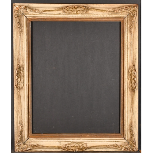 422 - 20th Century European School. A Darkwood Frame, with a gilt slip, rebate 17.5