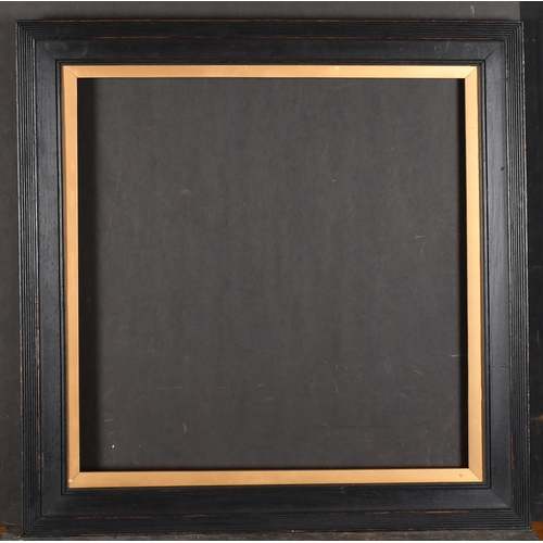 424 - Early 20thy Century English School. A Wooden Ribbed Frame, with a gilt slip, rebate 17