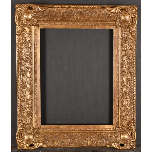 428 - 19th Century English School. A Painted Composition Frame, with swept corners, rebate 16.5