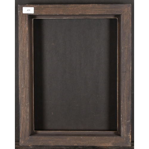 429 - 20th-21st Century English School. A Black and Painted Silver Frame, rebate 16.25