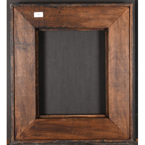 437 - 20th-21st Century English School. A Black Painted Cushioned Frame, with a gilt inner edge, rebate 15... 