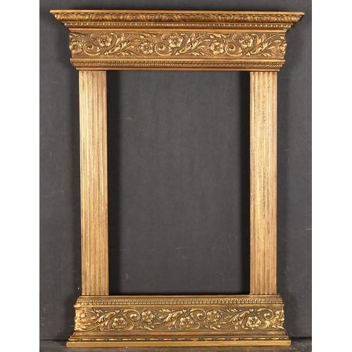 438 - 20th Century English School. A Gilt Tabernacle Frame, rebate 14.5