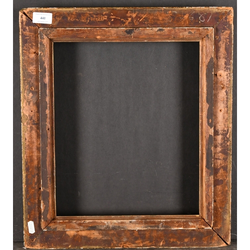 441 - 19th Century English School. A Painted Composition Frame, rebate 14