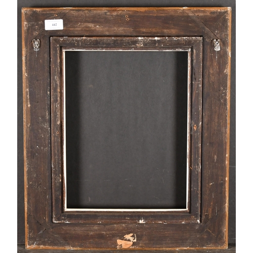 442 - 20th Century French School. A Gilt Composition Frame, with a white slip, rebate 14