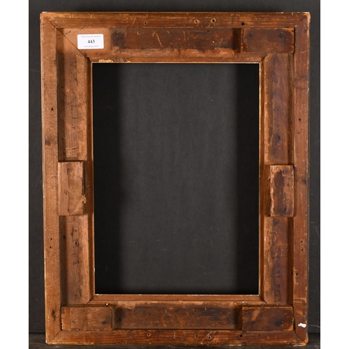 443 - 19th Century English School. A Gilt Composition Frame, rebate 14