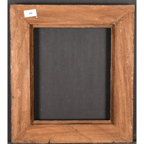 448 - 20th-21st Century English School. A Black Painted Frame, with gilt top edges, rebate 12.25