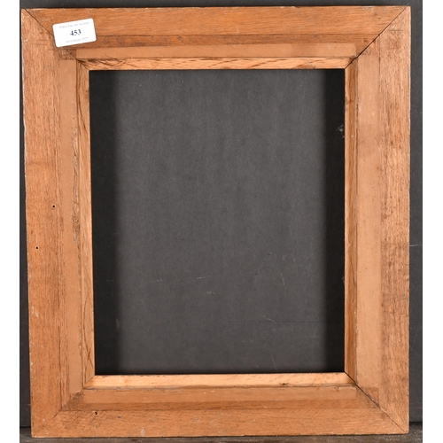 453 - 20th Century European School. A Gilt and Wooden Frame, rebate 12