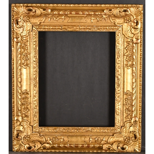 455 - 19th Century English School. A Gilt Composition Frame, with swept and pierced corners, rebate 12