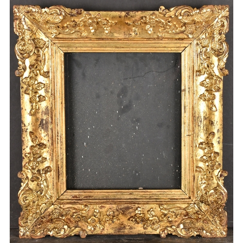 459 - 19th Century English School. A Carved Giltwood Frame, with inset glass, rebate 11.5