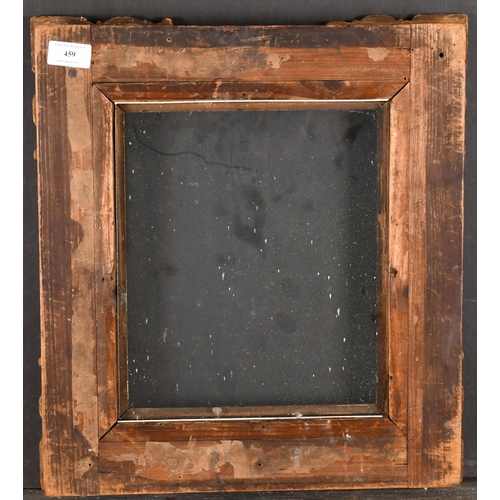 459 - 19th Century English School. A Carved Giltwood Frame, with inset glass, rebate 11.5