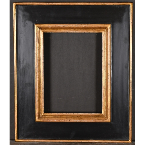 461 - 20th-21st Century English School. A Black Painted Frame, with gilt inner and outer edges, rebate 11.... 