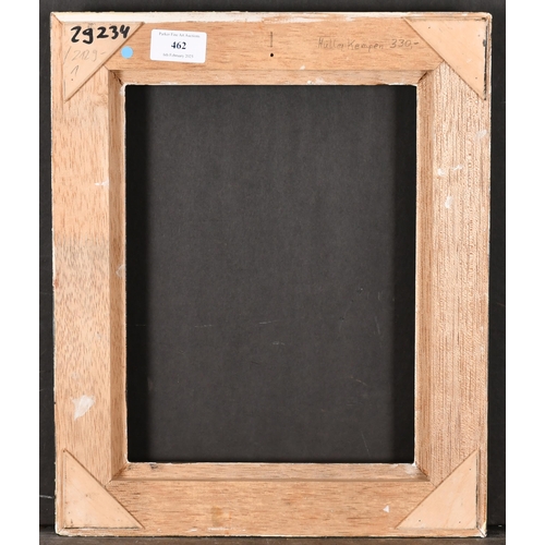 462 - 21st Century European School. A Silver and Black Painted Composition Frame, rebate 11