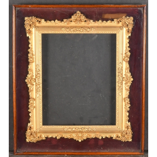 466 - 19th Century English School. A Boxed Gilt Composition Frame, rebate 10.5