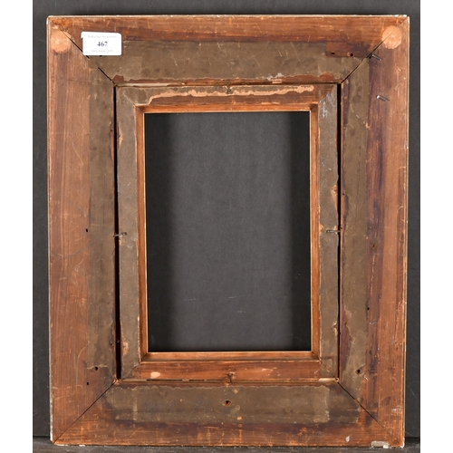 467 - 19th Century English School. A Reversed Gilt Composition Frame, rebate 10