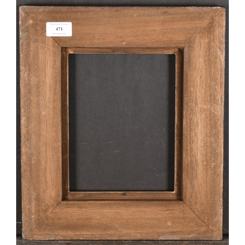 471 - 20th-21st Century English School. A Black Painted Frame, with silver inner and outer edges, rebate 9... 